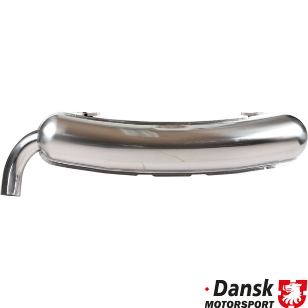 Early 911 Sport Muffler - Dual Inlet - 70mm Single Outlet - Stainless Steel (EXH 911 111 025 00 PS / 1620603400)