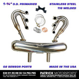 911 RS Style Stainless Steel Exhaust Package With 1-3/4" OD Primaries EXH 911 RS HM SS 134 PKG PMS / EXH 911 RS HM SS 134 PKG PMS / EXH.911.RS.HM.SS.134.PKG.PMS /  EXH911RSHMSS134PKGPMS / EXH ESM SS 911RS 134 PKG PMS / EXH.ESM.SS.911RS.134.PKG.PMS / EXHESMSS911RS134PKGPMS / 911 111 025 05 / 911-111-025-05 / 911.111.025.05 / 91111102505 / 911 111 025 00 / 911-111-025-00 / 911.111.025.00 / 91111102500 / 911 211 021 60 / 911 211 022 10 / 911 211 021 14