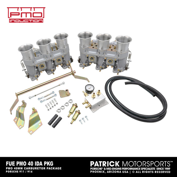 PMO 40mm Carburetor Package - Porsche 911 / 914-6 (FUE PMO 40 IDA PKG)