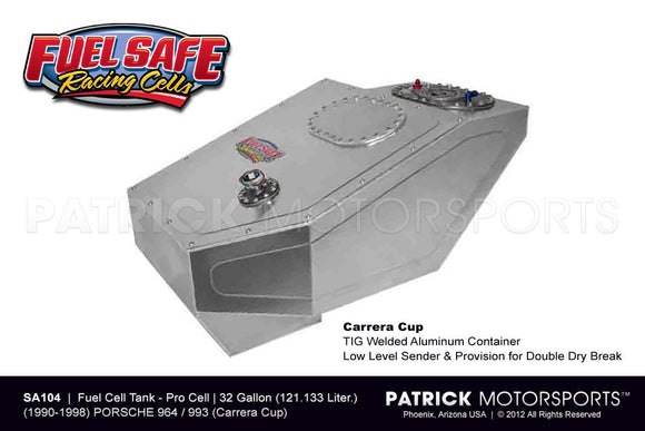 Fuel Cell Tank 32 Gallon - Porsche 911 / 964 and 993 Carrera Cup Fuel Safe FUE SA104 / FUE SA104 / FUE-SA104 / FUE.SA104 / FUESA104