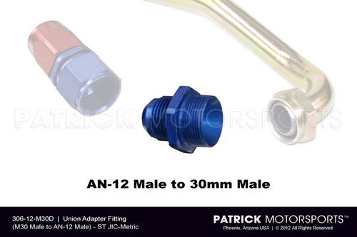 Union Adapter Fitting M30 Male To AN-12 Male / HAR 306 12 M30D / HAR 306 12 M30D / HAR-306-12-M30D / HAR.306.12.M30D / HAR30612M30D