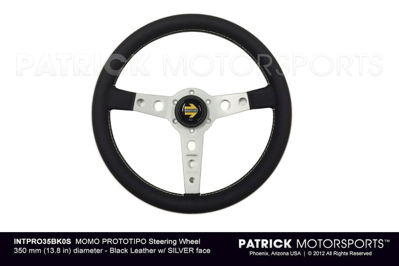 Momo Prototipo Steering Wheel - Silver - Intpro35Bk0S INT PRO35BK0S / INT PRO35BK0S / INT-PRO35BK0S / INT.PRO35BK0S / INTPRO35BK0S