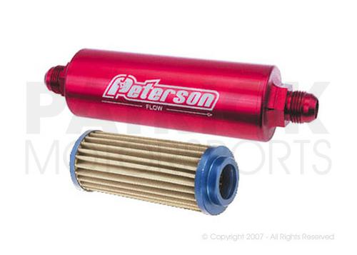 PETERSON In-Line Filter - AN-12 Male Inlet / Outlet - 60 Micron (OIL 09  0452)