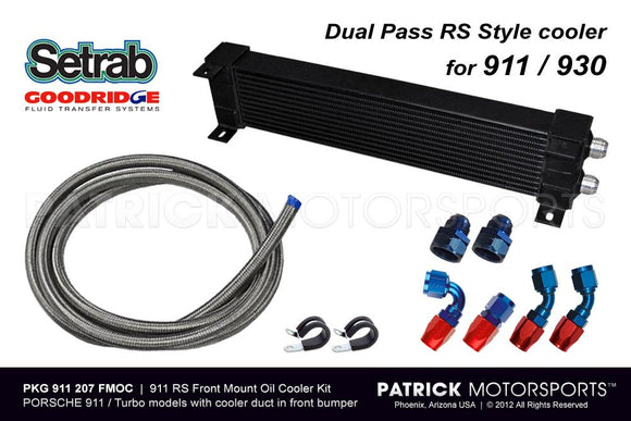 Porsche 911 RS Front Center Mount Oil Cooler Kit OIL 911 207 FMOC / OIL 911 207 FMOC RS PMS / OIL-911-207-FMOC-RS-PMS / OIL.911.207.FMOC.RS.PMS / 911207
