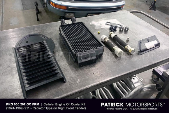 Porsche 930 Front Right Side Mount Oil Cooler Update Kit Oil 930 207 Oc Frm PMS / OIL 930 207 OC FRM  PMS / OIL-930-207-OC-FRM-PMS / OIL.930.207.OC.FRM.PMS / OIL930207OCFRMPMS