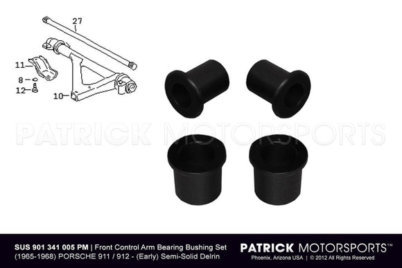 Porsche 911 / 912 Front Lower Control Arm Bearing Bushing Set SUS 901 341 005 PMS / SUS 901 341 005 PMS / SUS-901-341-005-PMS / 901.341.005/ 901341005