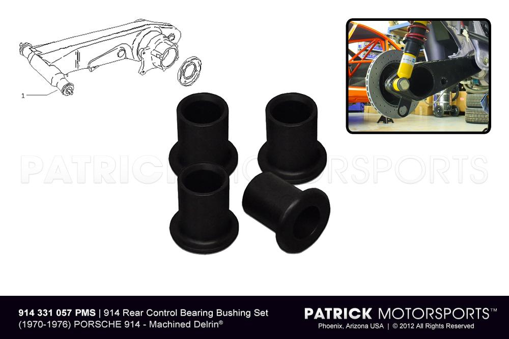 Ferrari 355 F355 Rear Inner Control Arm A-Arm Bushing Set – MIE 161573, Left/Right