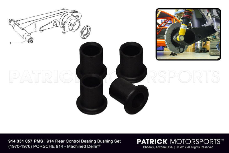 Bushing Set For Rear Axle Control Arm 914 SUS 914 331 057 PMS / SUS 914 331 057 PMS / SUS-914-331-057-PMS / SUS.914.331.057.PMS / SUS914331057PMS