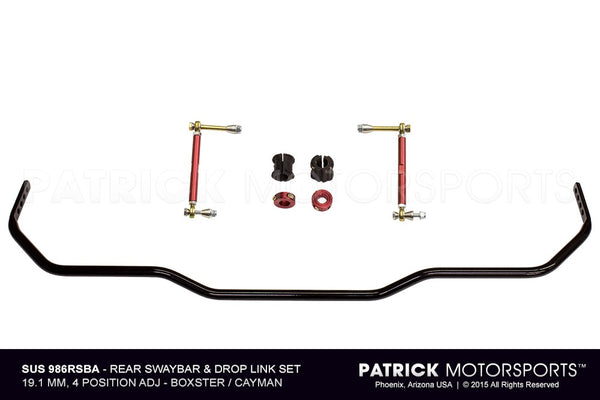 Porsche 986 / 987 Rear Sway Bar and Drop Link Set SUS 986RSBA / SUS 986RSBA / SUS-986RSBA / SUS.986RSBA / SUS986RSBA