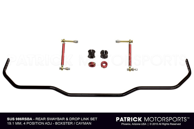 Porsche 986 / 987 Rear Sway Bar and Drop Link Set SUS 986RSBA / SUS 986RSBA / SUS-986RSBA / SUS.986RSBA / SUS986RSBA