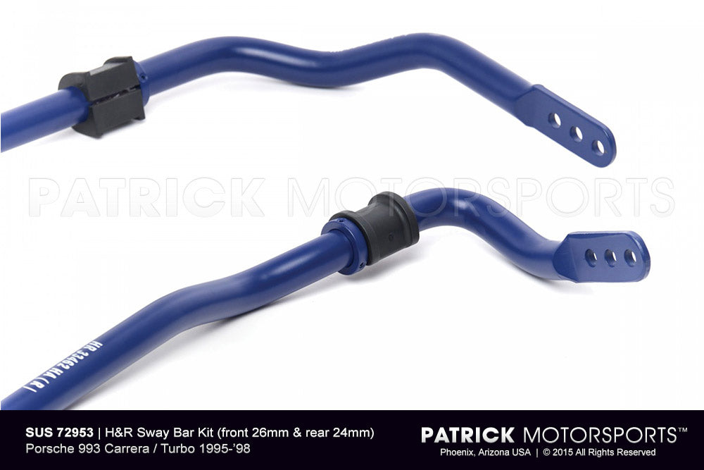 New Stock! Porsche 993 / 993 Turbo H&R Sway Bar Kit 72953 (SUS 993