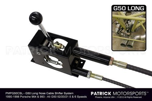G50 Long Nose / Cable Shifter System 1990-1998 / Porsche 964 / 993 G50.52 / 20 / 21 - 5 and 6 Speed Transmissions TRA 950 424 CABS G50L PMP / TRA 950 424 CABS G50L PMP / TRA-950-424-CABS-G50L-PMP / TRA.950.424.CABS.G50L.PMP / TRA950424CABSG50LPMP