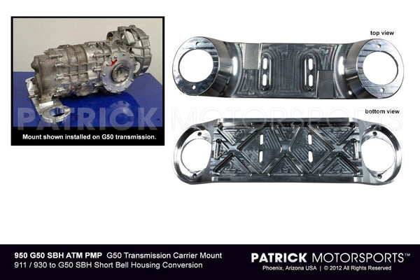 Adjustable G50 Transmission Carrier Mount For Porsche 911 930