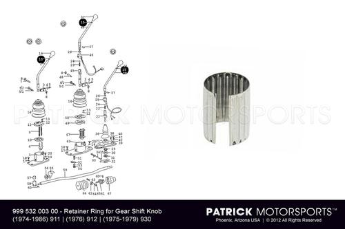 Retainer Ring (Crush Ring) For Gear Shift Knob (TRA 999 532 003 00
