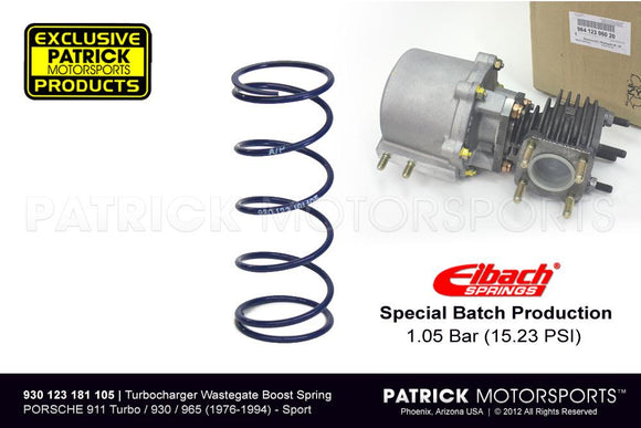 Porsche 911 Turbo Carrera / 930 / 965 Turbo Wastegate Boost Spring - 1.05 Bar TUR 930 123 181 105 / TUR 930 123 181 105 / TUR-930-123-181-105 / 930.123.181.105 / 930123181105