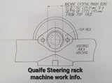 PRE-ORDER: Porsche 911 / 914 Quick Ratio Steering Rack and Pinion Kit - 2.5 Turns Lock-To-Lock (SUS 40 435 001 QUA)